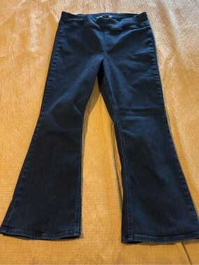 Old Navy Black High-Rise Weekender Flare Jeans